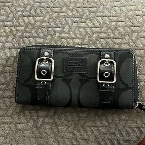 Black Coach Wallet